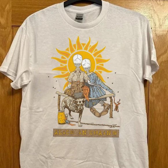 Vintage 90s Alice In Chains Band T-Shirt, Graphic Alice In Chains tee unisex - Picture 2 of 4